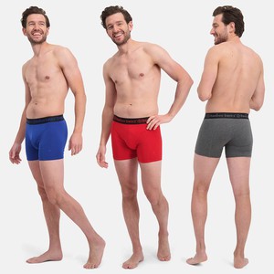 Bamboo Basics boxershorts Rico – blauw grijs rood from Lotika