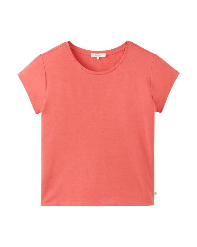 Tranquillo dames T-shirt Tencel - coral from Lotika