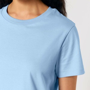 Saar T-shirt dames biologisch katoen - blue soul from Lotika