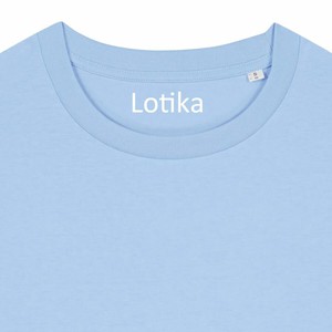 Saar T-shirt dames biologisch katoen - blue soul from Lotika