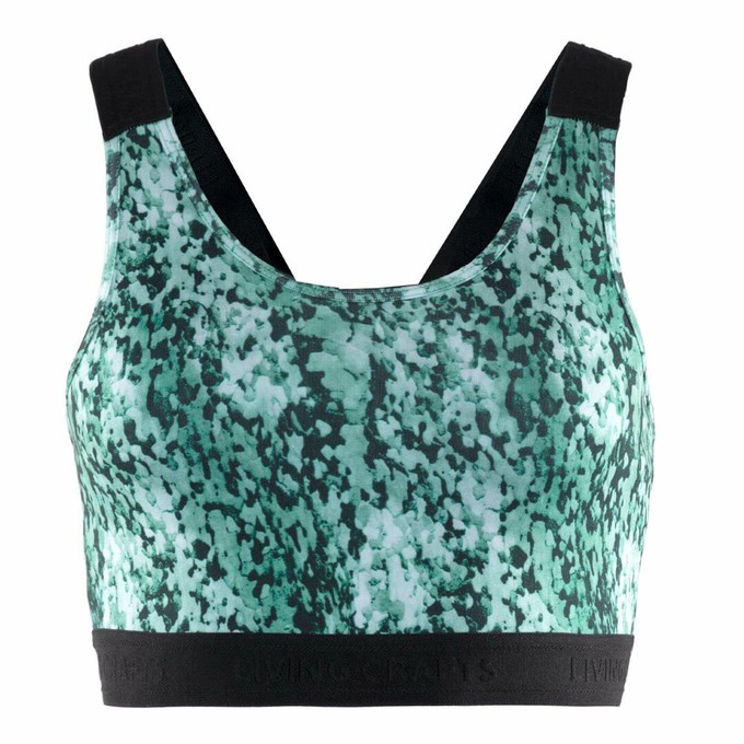 Living Crafts sportbustier BH katoen Nadine - forest from Lotika