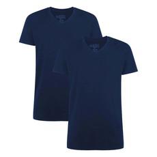 Bamboo Basics bamboe T-Shirt v-hals Velo 2 pack – navy via Lotika