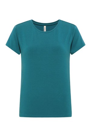 Tranquillo dames T-shirt Tencel - bermuda blue from Lotika