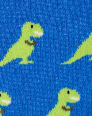 Swole Panda bamboe sokken dino T.rex - blauw from Lotika