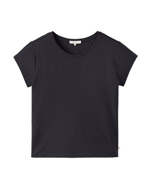 Tranquillo dames T-shirt Tencel - zwart from Lotika