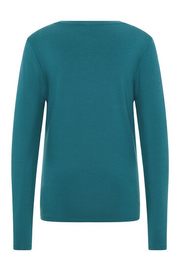 Tranquillo dames shirt lange mouwen Tencel - bermuda blue from Lotika