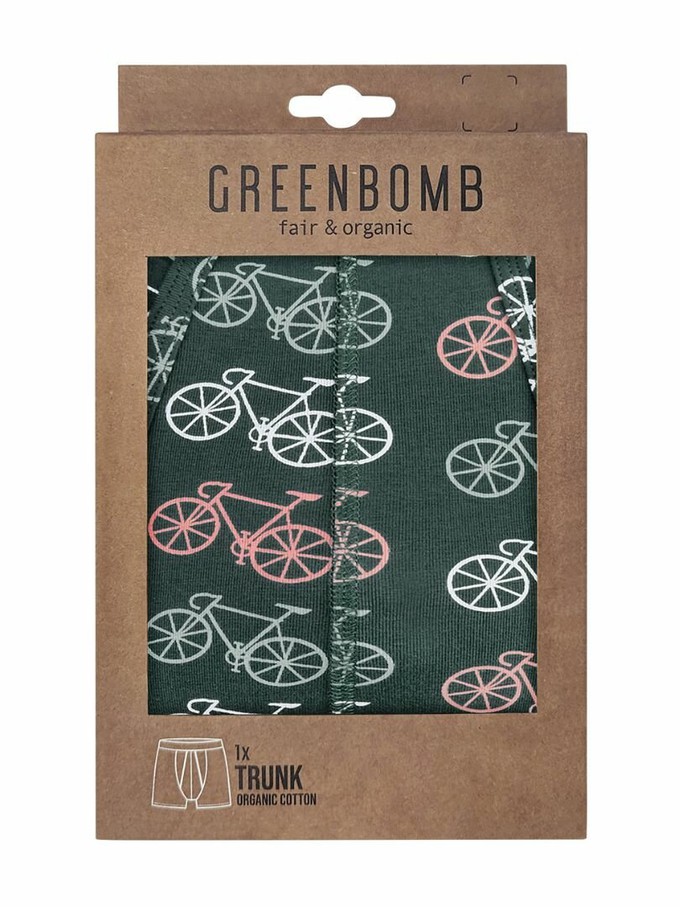 Greenbomb boxershort bike big - groen from Lotika