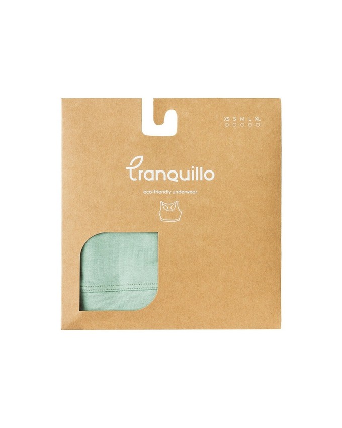 Tranquillo dames racerback-bh Tencel - granite green from Lotika