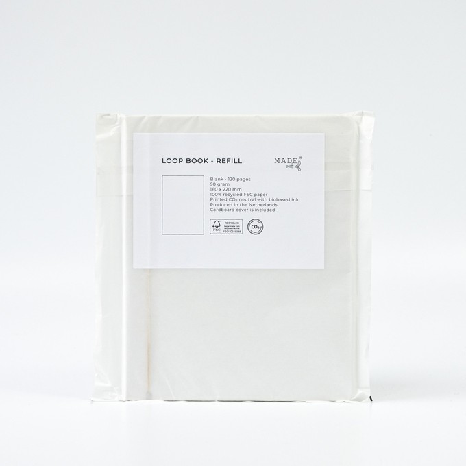 Navulling notitieboek LOOP - Blanco papier from MADE out of