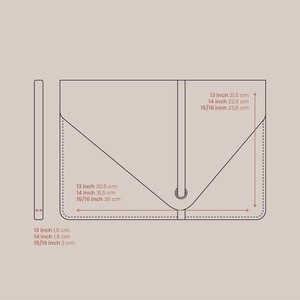 Laptophoes MARO - Vilt from MADE out of