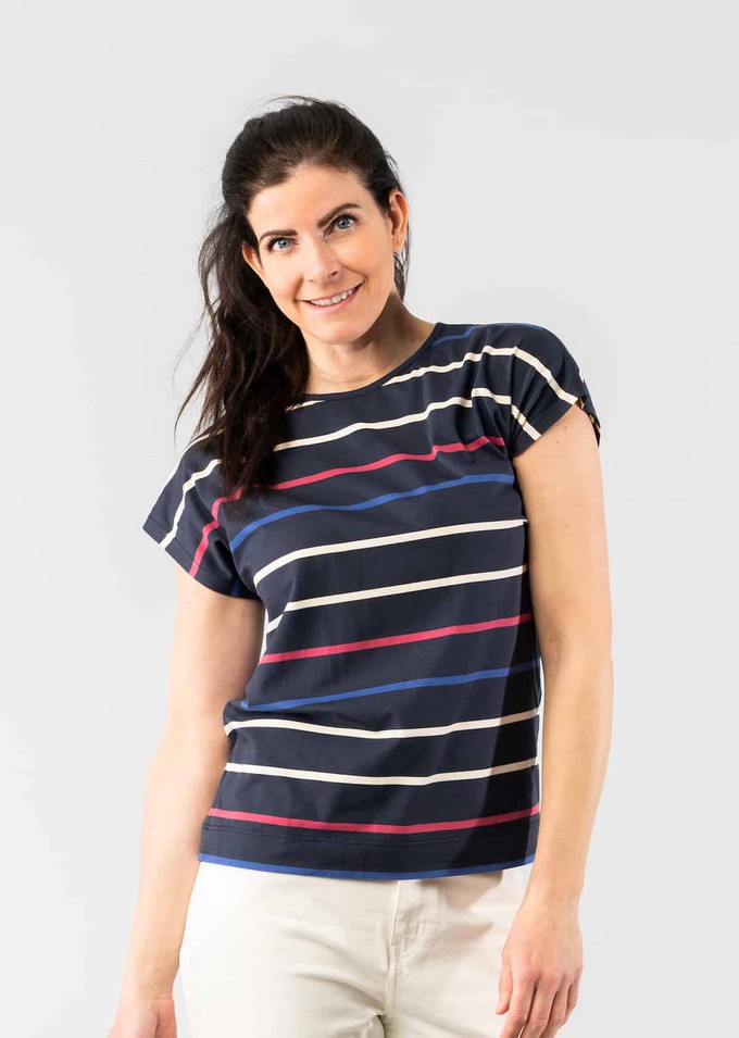 Yvet Navy Stripes top from Marjolein Elisabeth