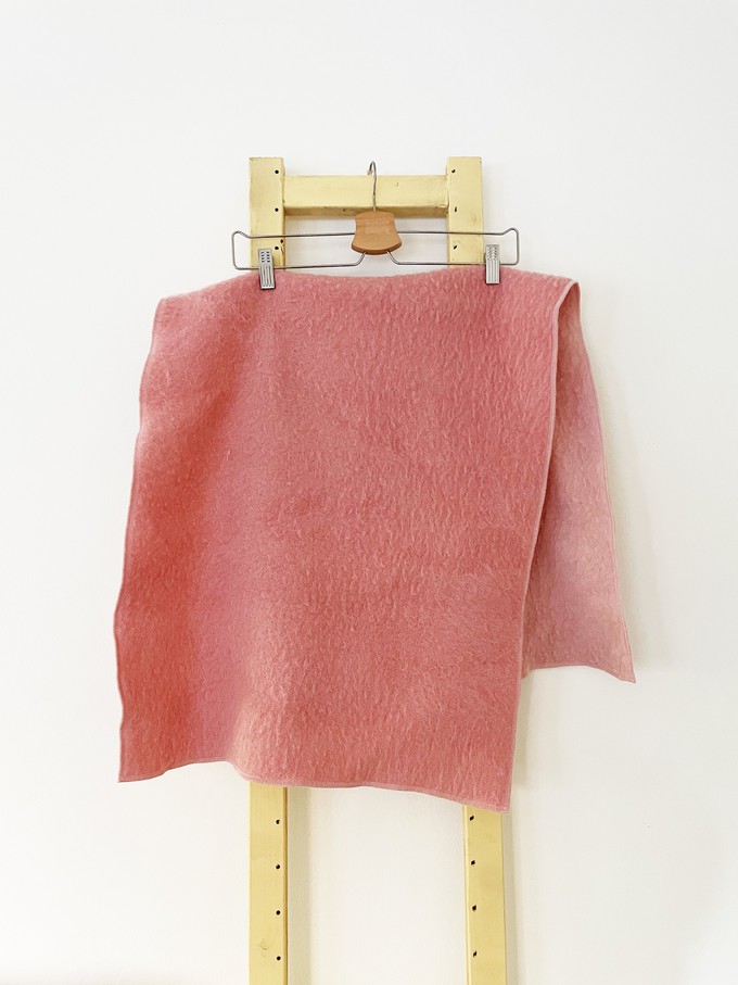 Rose Upcycled Wool Shawl from Masha Maria