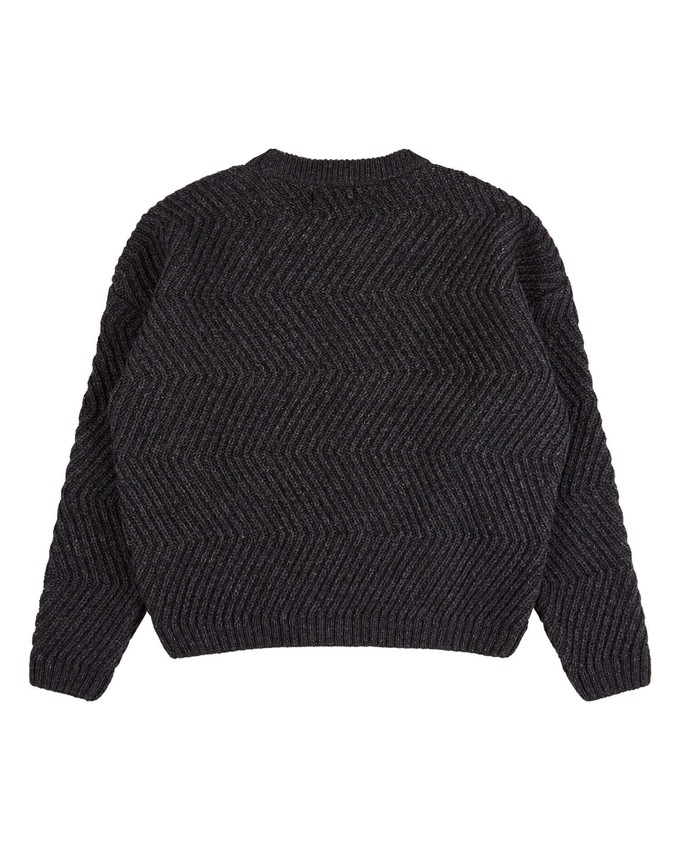 Round Neck Sweater graphite from Matona