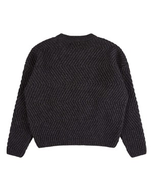 Round Neck Sweater graphite from Matona