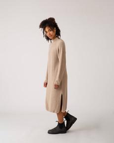 Knit Dress limestone via Matona