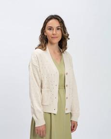 Spring Cardigan sand via Matona