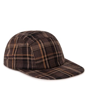 Cap dark tartan from Matona