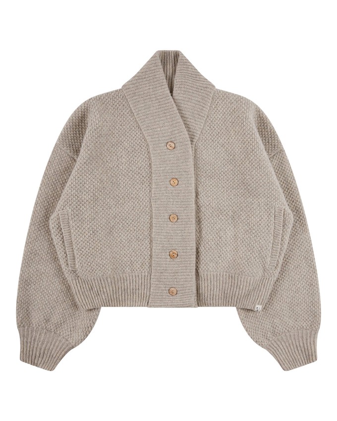 Knit Bomber Jacket alabaster from Matona