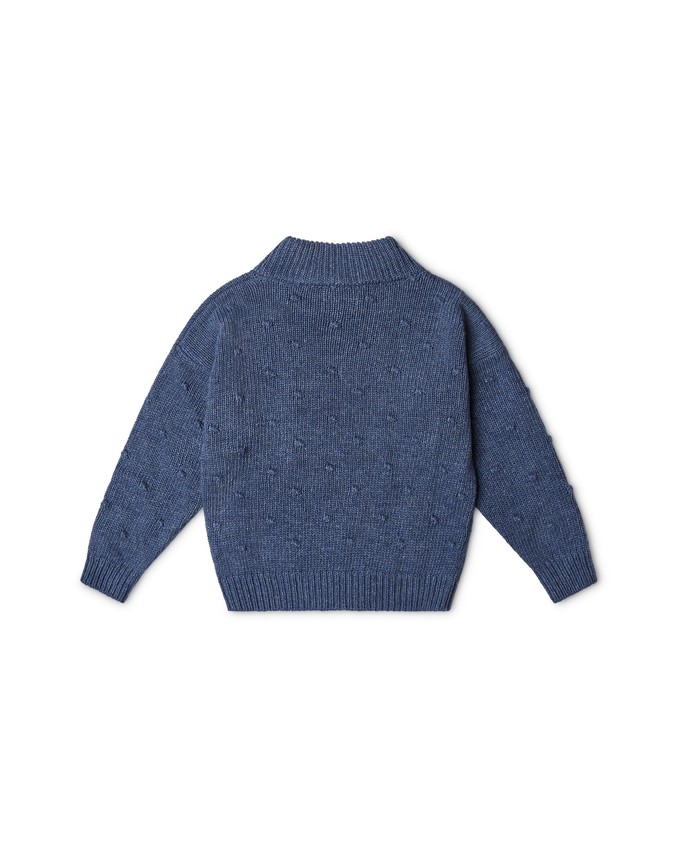 Juna Sweater Kids thunder blue from Matona