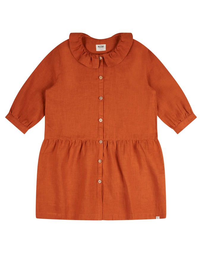 Frill Collar Dress squash from Matona