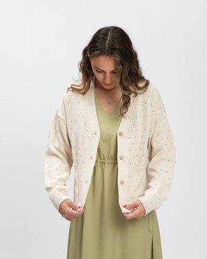 Spring Cardigan sand from Matona