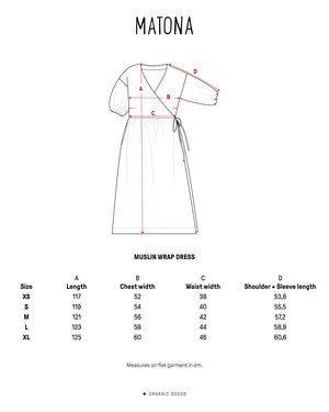 Muslin Dress brick from Matona