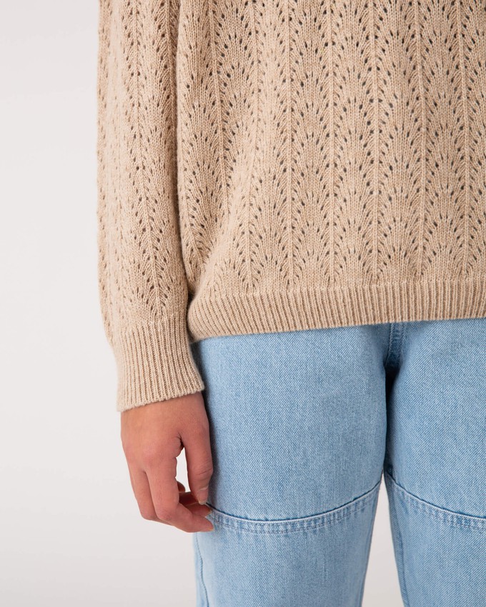 Lace Sweater limestone from Matona