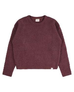 Round Neck Sweater berry from Matona