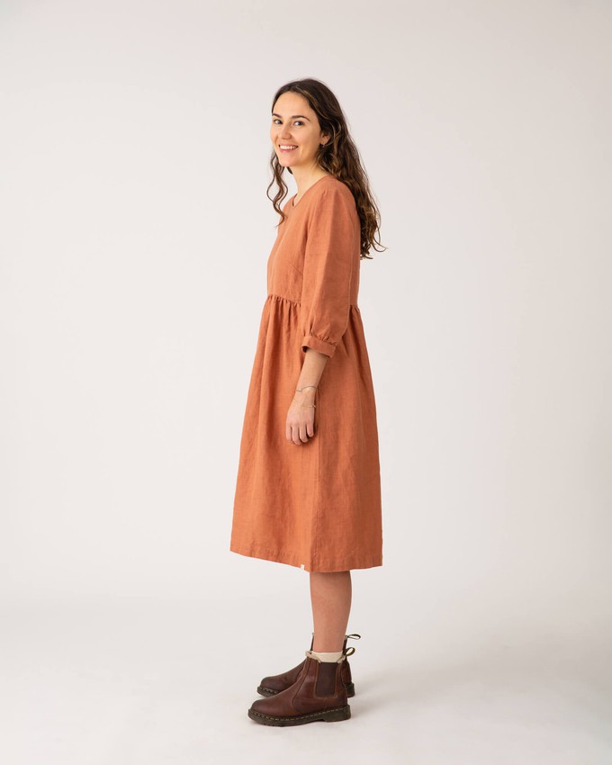 Puff Sleeve Dress russet from Matona