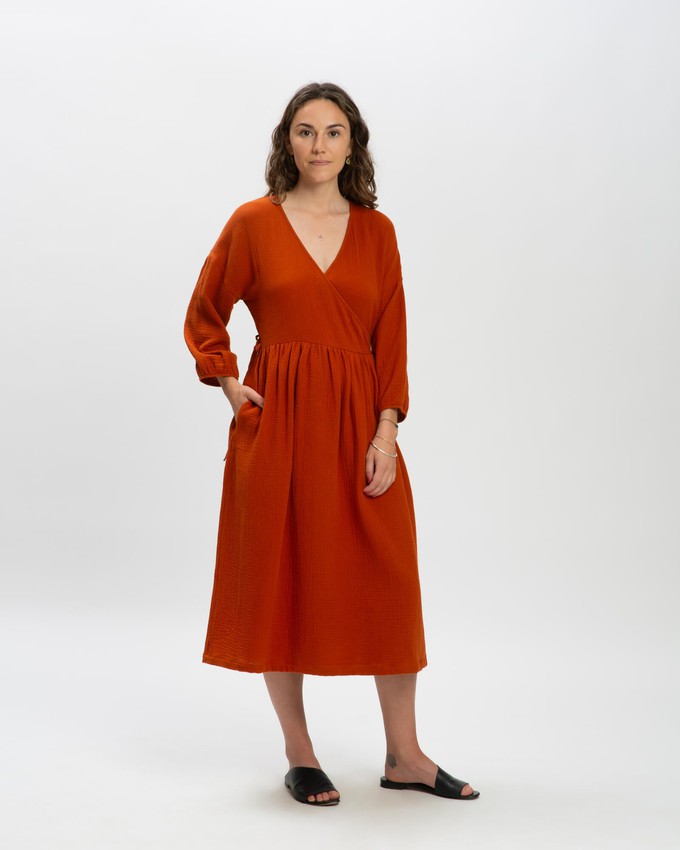 Muslin Dress brick from Matona