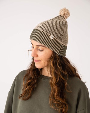 Pom Pom Beanie loden green from Matona