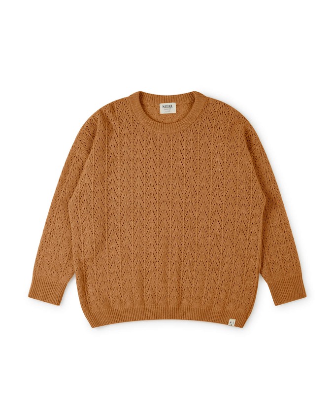 Lace Sweater ochre from Matona