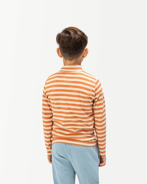 High Neck Longsleeve oyster-caramel from Matona