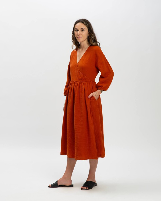 Muslin Dress brick from Matona