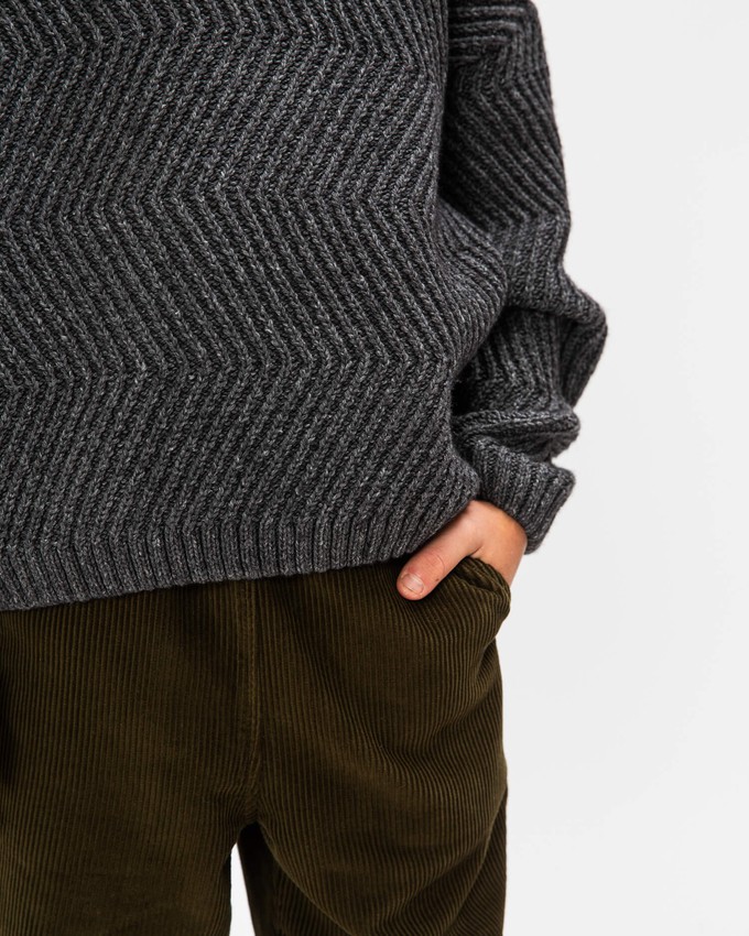 Round Neck Sweater graphite from Matona