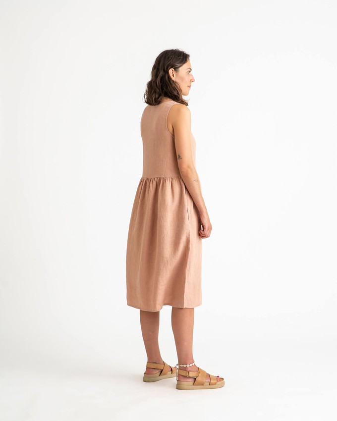 Gathered Dress rosewood from Matona