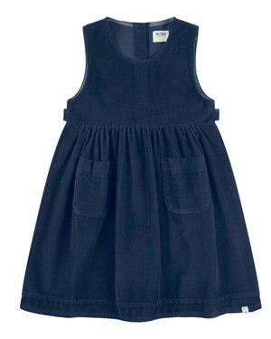 Belted Corduroy Dress anchor blue from Matona