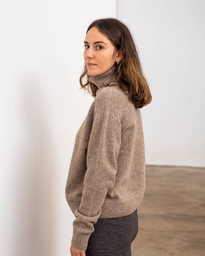 Rollneck Pullover pebble from Matona