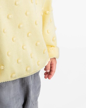 Popcorn Sweater daffodil from Matona