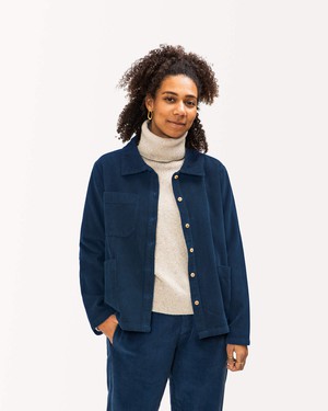 Corduroy Classic Jacket anchor blue from Matona