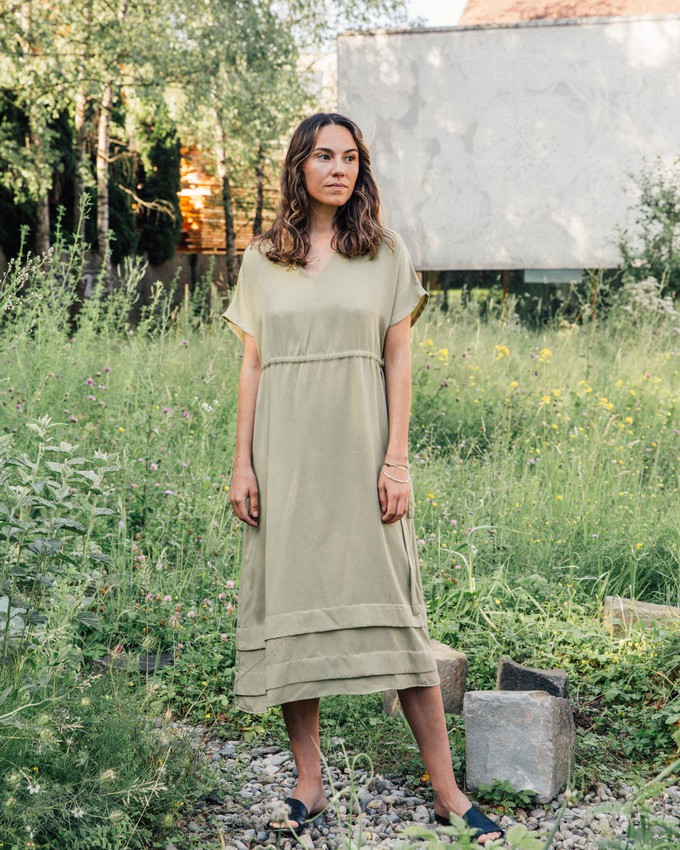 Tencel Dress slate green from Matona