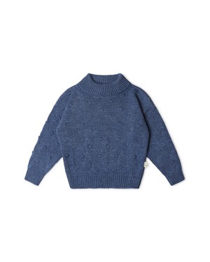 Juna Sweater Kids thunder blue from Matona