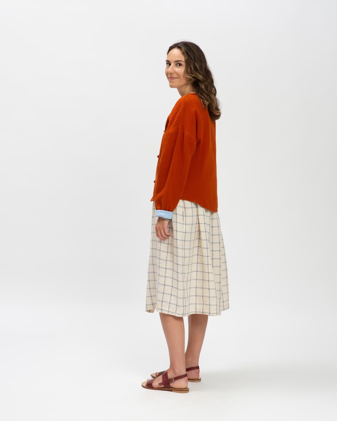 Reversible Muslin Jacket brick from Matona