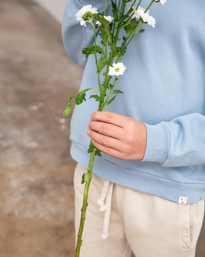 Crewneck Sweatshirt blue fog from Matona