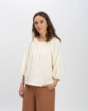 Muslin Blouse ecru from Matona