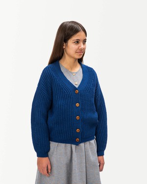 V-Neck Cardigan royal blue from Matona