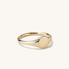 Signet Pinky Ring via Mejuri