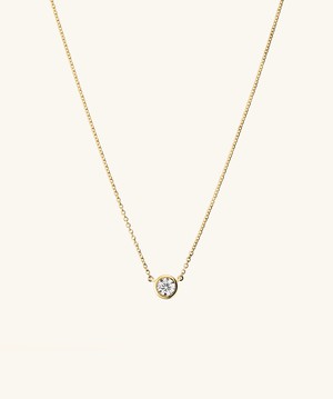 Bezel Lab Grown Diamond Necklace 0.5 ct from Mejuri