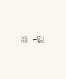 Lab Grown Diamond Round Studs 1 TCW via Mejuri