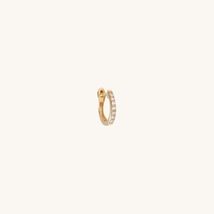 Single Diamonds Line Mini Hoop from Mejuri